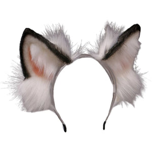 Plush Cat Ears Headband Cosplay Wolf Animal Headwear