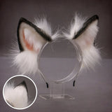 Plush Cat Ears Headband Cosplay Wolf Animal Headwear