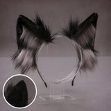 Plush Cat Ears Headband Cosplay Wolf Animal Headwear