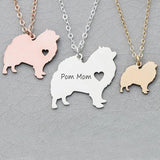 Pomeranian Name Pendant Necklace - YP7569