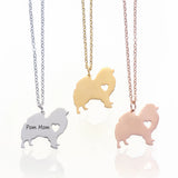 Pomeranian Name Pendant Necklace - YP7569