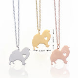 Pomeranian Name Pendant Necklace - YP7569