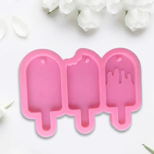 Popsicle Key Chain Resin Mold for Jewelry Necklace Earrings