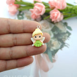 Princess Charms Bracelets Key Chain Jewelry Making DIY Pendants