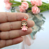 Princess Charms Bracelets Key Chain Jewelry Making DIY Pendants