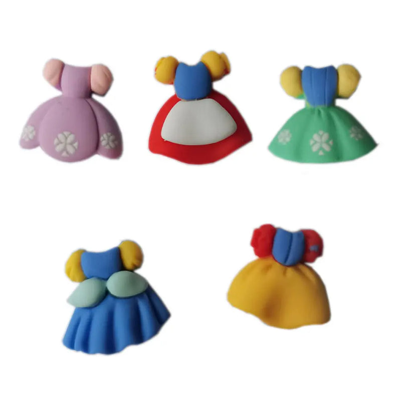Princess Dress Resin Cabochons for Nail Art Decoration