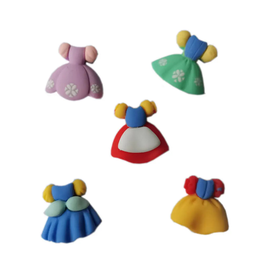 Princess Dress Resin Cabochons for Nail Art Decoration