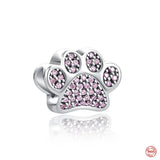 Puppy Dog Head Paw Pendant for Jewelry Making