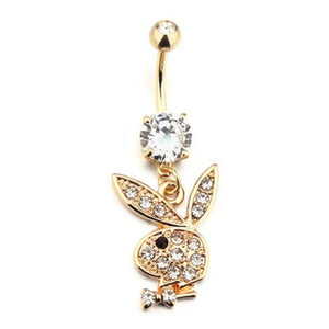 Rabbit Belly Button Rings 316L Surgical Steel Piercing Navel Sexy Body Jewelry
