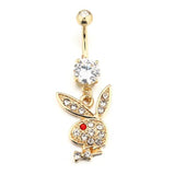 Rabbit Belly Button Rings 316L Surgical Steel Piercing Navel Sexy Body Jewelry