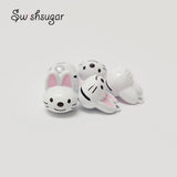 Rabbit Cartoon Bell Metal Jewelry Charms Accessories