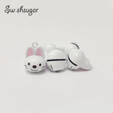 Rabbit Cartoon Bell Metal Jewelry Charms Accessories