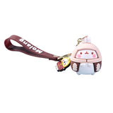 Molang Rabbit Keychain Cartoon Bunny Bag Pendant Gift