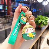 Molang Rabbit Keychain Cartoon Bunny Bag Pendant Gift