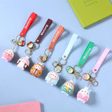 Molang Rabbit Keychain Cartoon Bunny Bag Pendant Gift