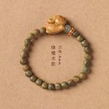 Rabbit Year of the Rabbit Sandalwood Bracelet Women Beads Jewelry