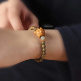 Rabbit Year of the Rabbit Sandalwood Bracelet Women Beads Jewelry