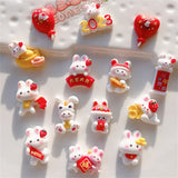 Resin Mini Rabbit Flat Back Scrapbooking DIY Jewelry Craft Decoration