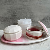 Round Box Resin Molds Jewelry Storage Box Mold