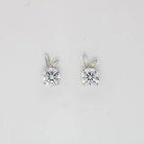 Rubbie 0.5ct D Moissanite Diamond Ear Studs