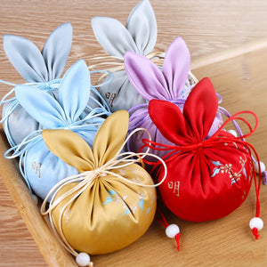 Sweet Rabbit Beam Tone Palace Empty Bags Portable Car Hanging Hanfu Accessories