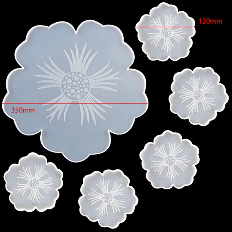 Cherry Blossom Silicone Mold Tray for Resin Epoxy Soap Jewelry