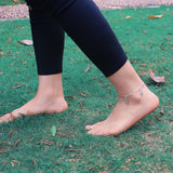 Scarecrow Pendant Anklets 925 Silver Barefoot Sandals Foot Jewelry Bracelets
