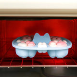Silicone Fondant Mould Cake Steamed Pastry Mold Baking Decor Tools