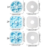 Silicone Fondant Mould Cake Steamed Pastry Mold Baking Decor Tools