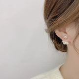 Crystal Opal Zircon Stud Earrings Wedding Jewelry Gift