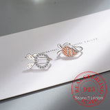 Rabbit Carrot 925 Silver Ear Cuff Earrings For Women