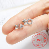Rabbit Carrot 925 Silver Ear Cuff Earrings For Women