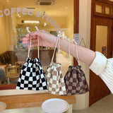 Small Coin Purse Drawstring Bag Woman Girl Kids Jewelry Lipstick Cosmetic Tote