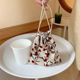 Small Coin Purse Drawstring Bag Woman Girl Kids Jewelry Lipstick Cosmetic Tote