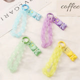 Smile Bear Doll Keyring Matte Chain Pendant Gift Key Chains