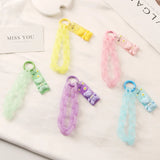 Smile Bear Doll Keyring Matte Chain Pendant Gift Key Chains