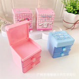 Girl's Double Desk Drawer Storage Box