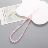Colorful Star Beaded Keychain Acrylic Phone Pendant