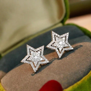 925 Sterling Silver Lab Diamond Stud Earring for Women