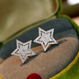 925 Sterling Silver Lab Diamond Stud Earring for Women