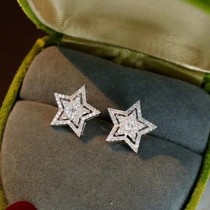 925 Sterling Silver Lab Diamond Stud Earring for Women
