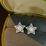 925 Sterling Silver Lab Diamond Stud Earring for Women