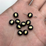 Flat Round Seashell Smile Charms for DIY Jewelry Making