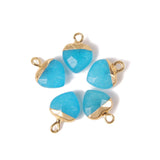 Star Pendant Natural Stone Quartz Charm for Jewelry Making