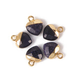Star Pendant Natural Stone Quartz Charm for Jewelry Making