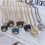 8-Color Crystal Earrings Enamel CZ Small Earrings for Women