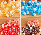 Colorful Lampwork Mushroom Glass Spacer Beads 20pcs