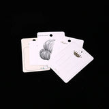50PCS Rabbit Hairpin Packaging Cards Cartoon Cardboard Hair Clip Package