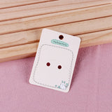 50PCS Rabbit Hairpin Packaging Cards Cartoon Cardboard Hair Clip Package