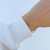 Sun Heart Cherry Charm Bracelet Evil Eye Dangle Bangle